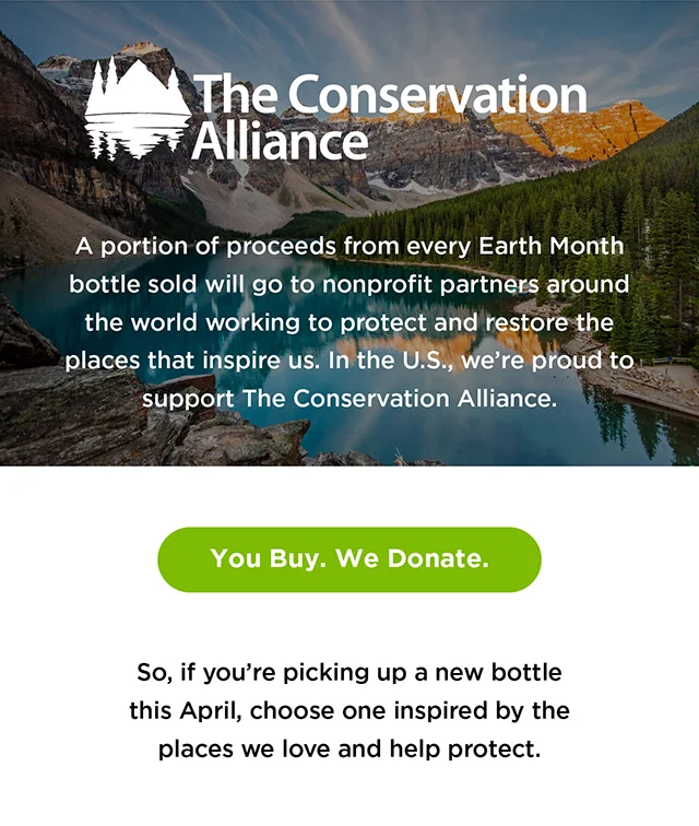 The Conservation Alliance - You Buy. We Donate.