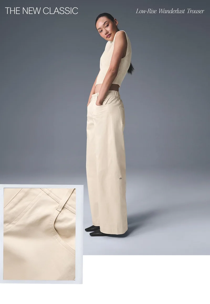 THE NEW CLASSIC LOW-RISE WONDERLUST TROUSER