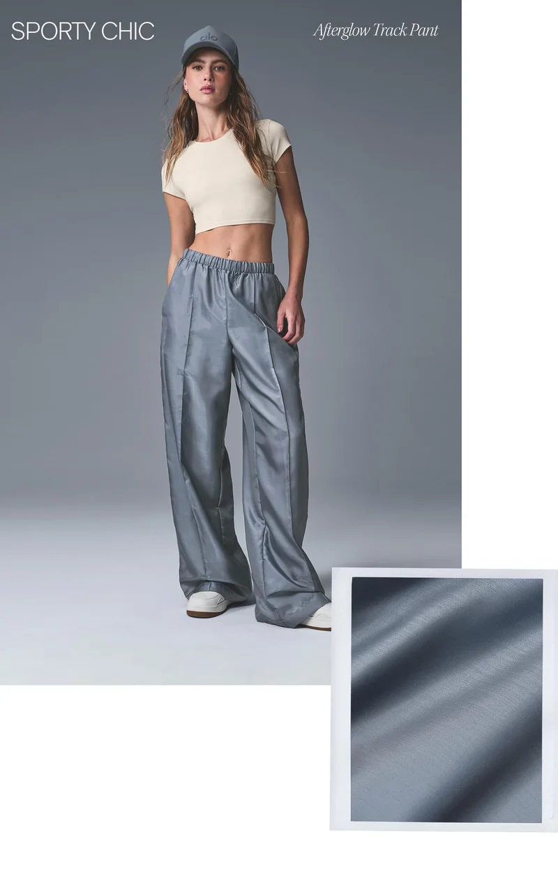 SPORTY CHIC AFTERFLOW TRACK PANT