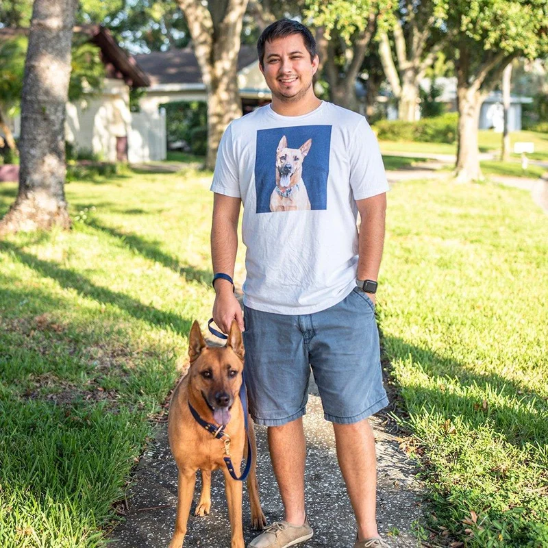 Image of Men's Custom Pet T-Shirt