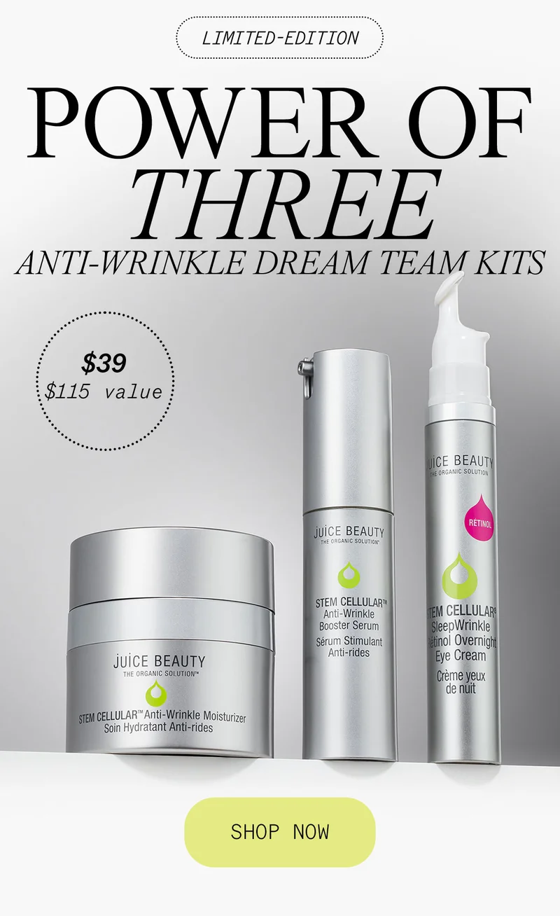 The Power of Three Anti-Wrinkle Dream Team Kits