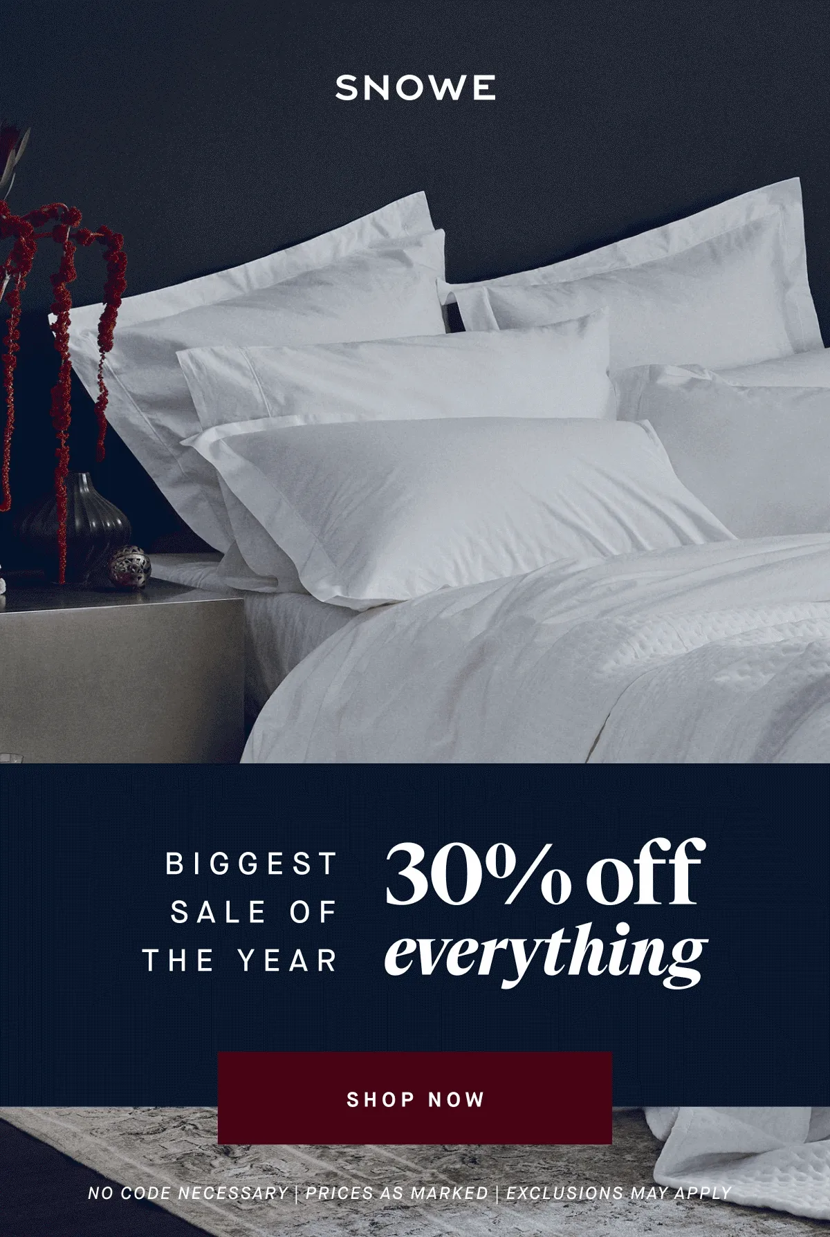 Here’s a head-start 20% OFF EVERYTHING GO GIFTING No code necessary |  Exclusions may apply