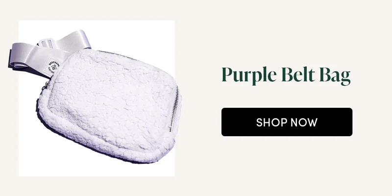 Purple Belt Bag