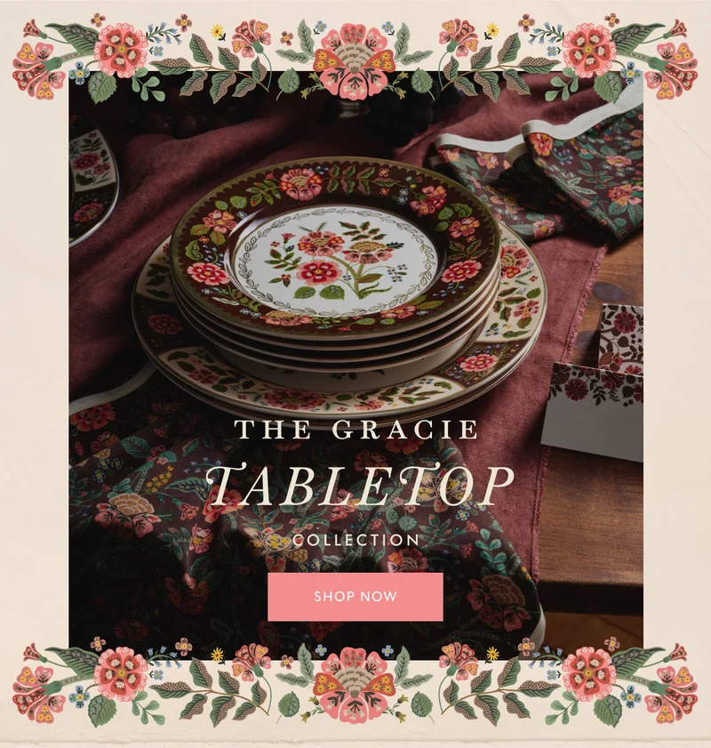 the gracie TABLETOP COLLECTION Shop now