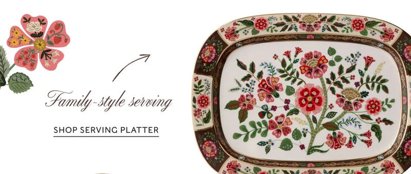 SHOP serving platter