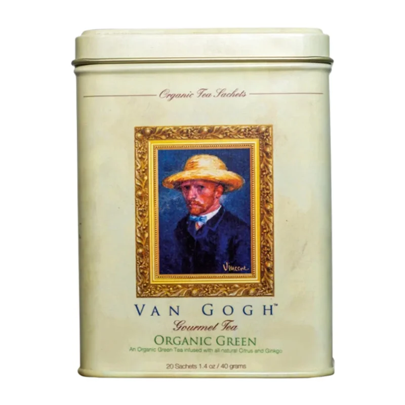Image of 100% Organic Green Tea with Citrus and Gingko - Tea Tin
