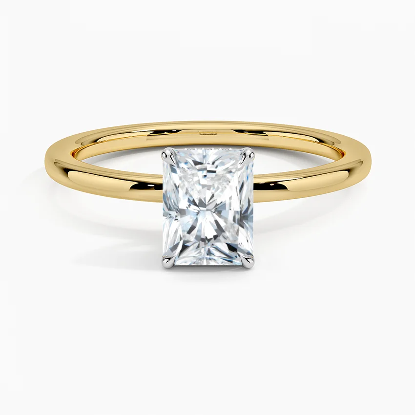 Adorned Mixed Metal Diamond Ring