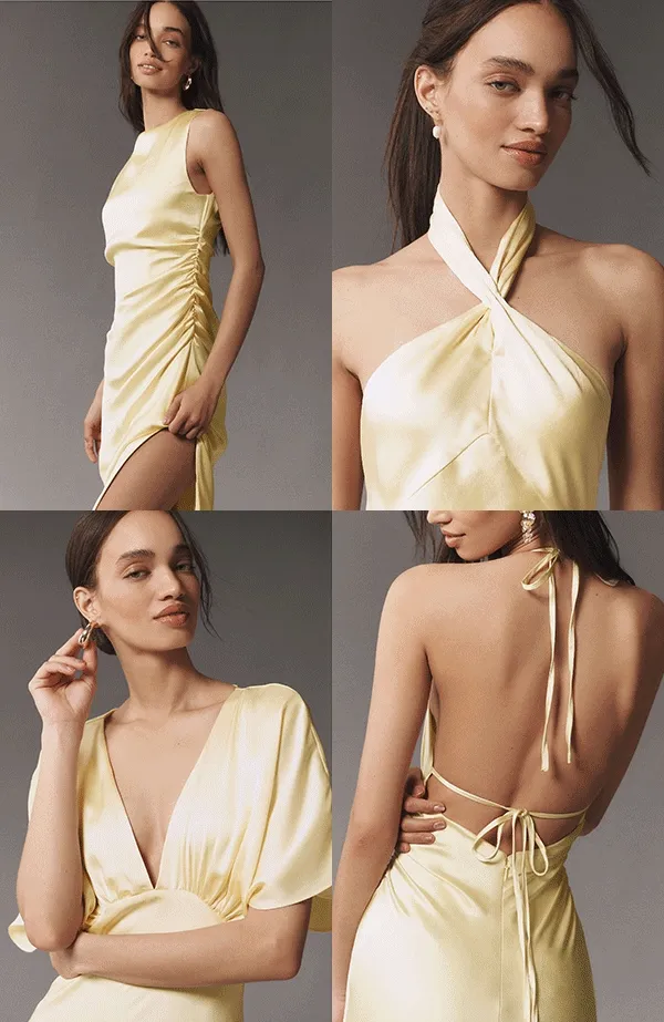 Butter yellow dress