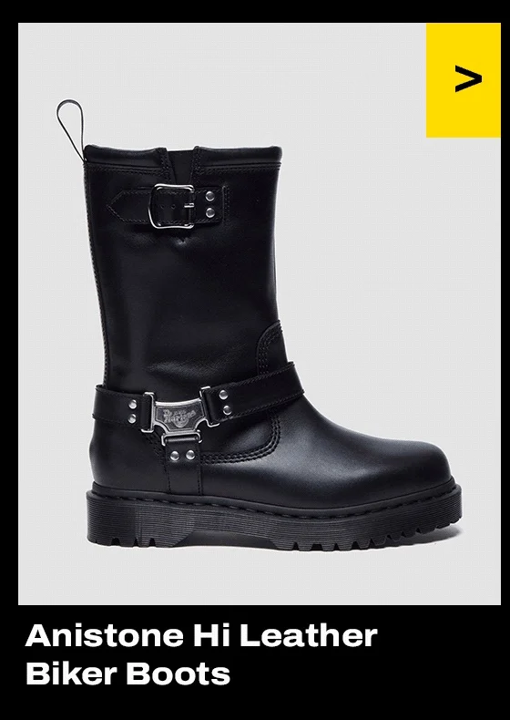 Anistone Hi Leather Biker Boots