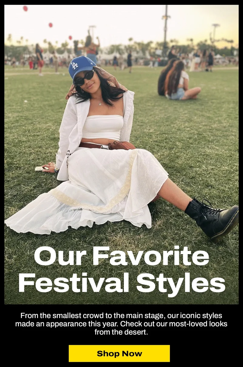 Shop festival styles