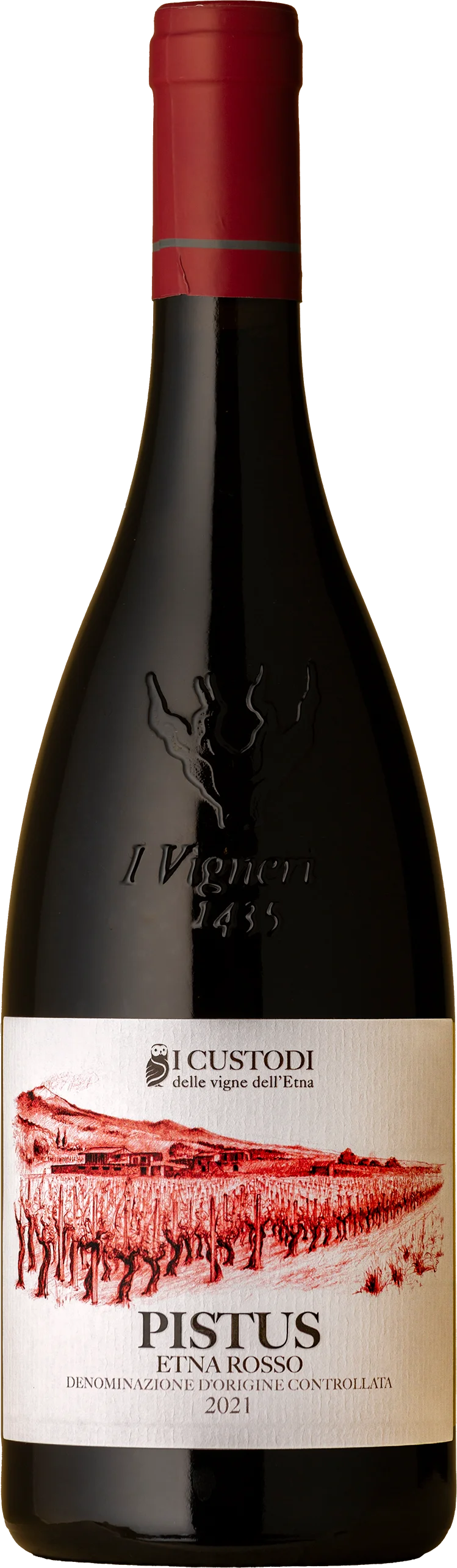 Image of I Custodi <br>Pistus Etna Rosso Nerello Mascalese 2021