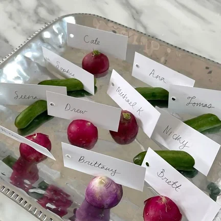 Fresh Table Decor