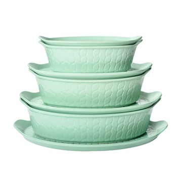 Temp-tations Carved Willow 7-Piece Essential Bake and Serve Set