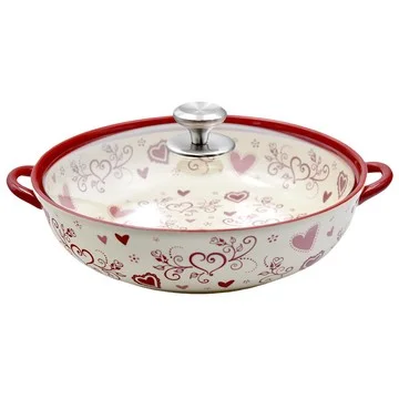 Temp-tations Seasonal 4-qt Shallow Baker with Glass Lid
