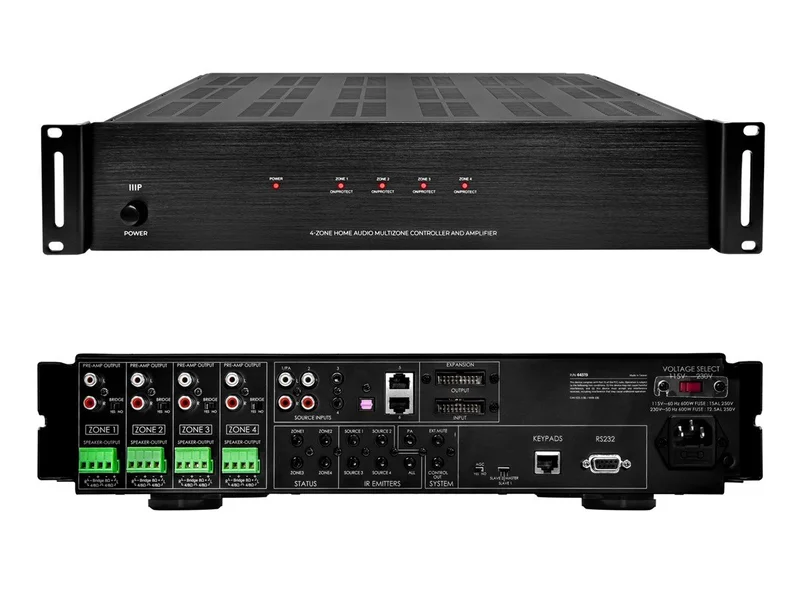 4-Zone 6-Source Multizone Controller And Amplifier Kit