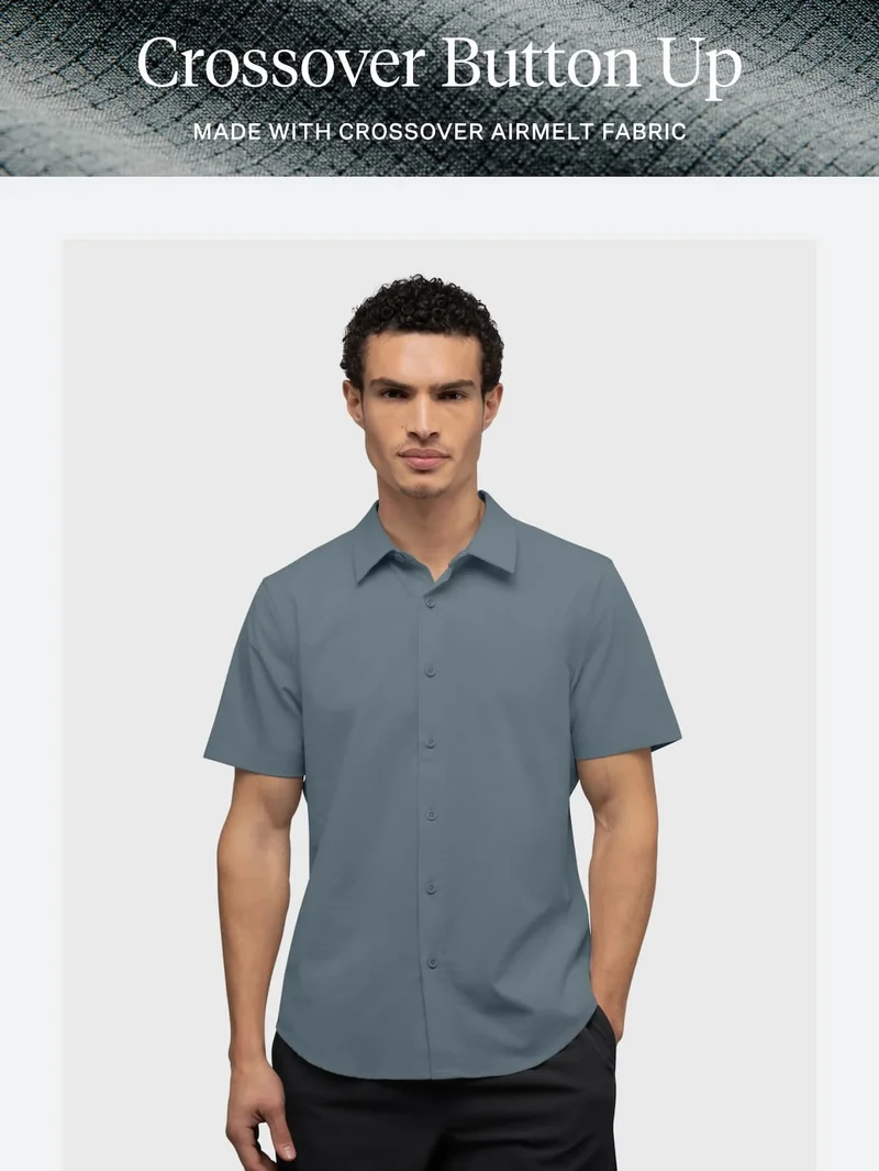 Crossover Button Up