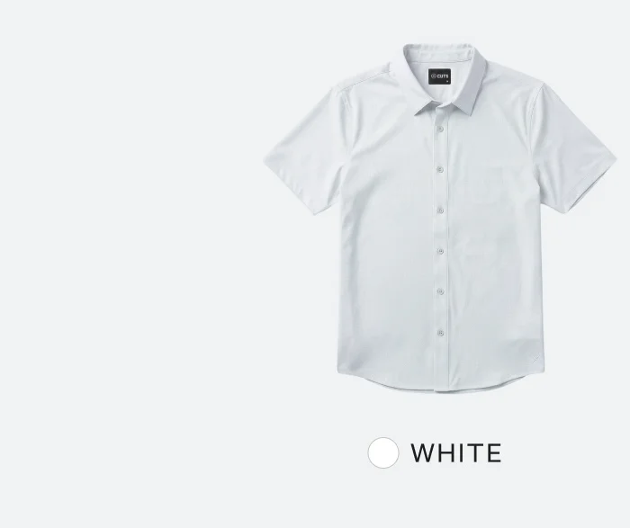 Crossover Button Up - White