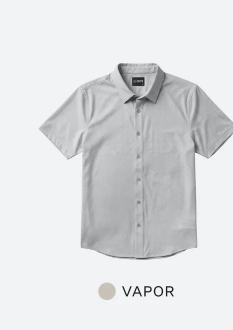 Crossover Button Up - Vapor