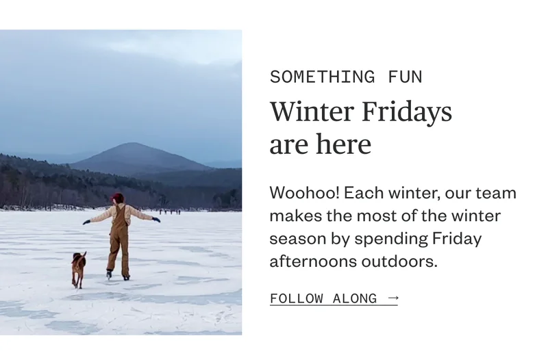 Winter Fridays are here