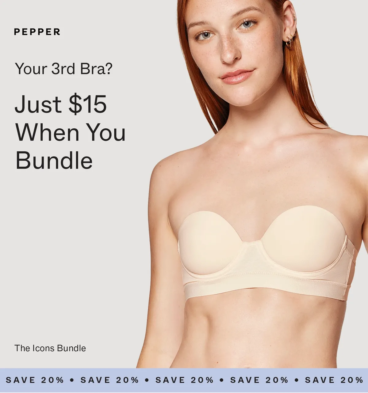 Your 3rd Bra? Just $15 When You Bundle