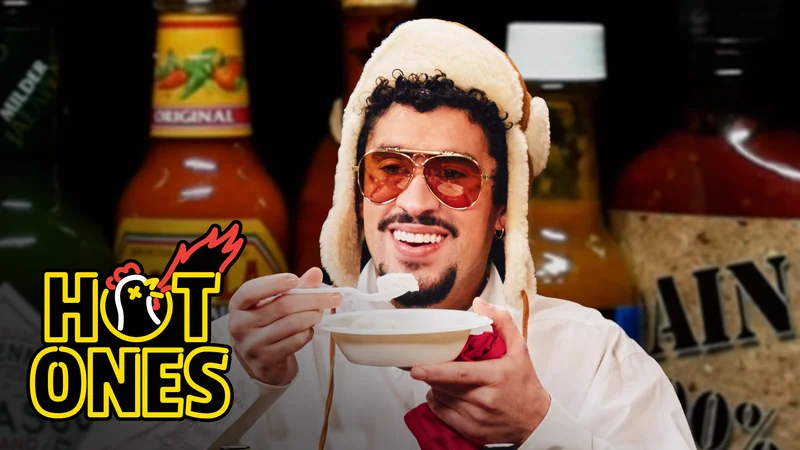 Bad Bunny on Hot Ones.