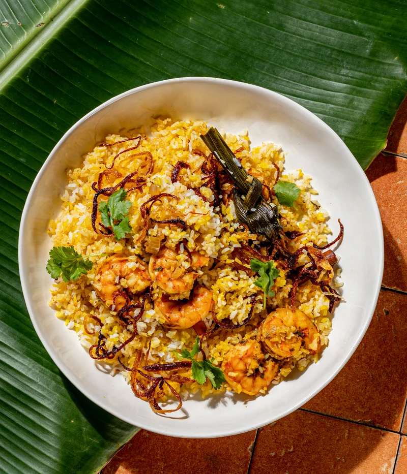 Malabari Prawn Biryani. Kerala