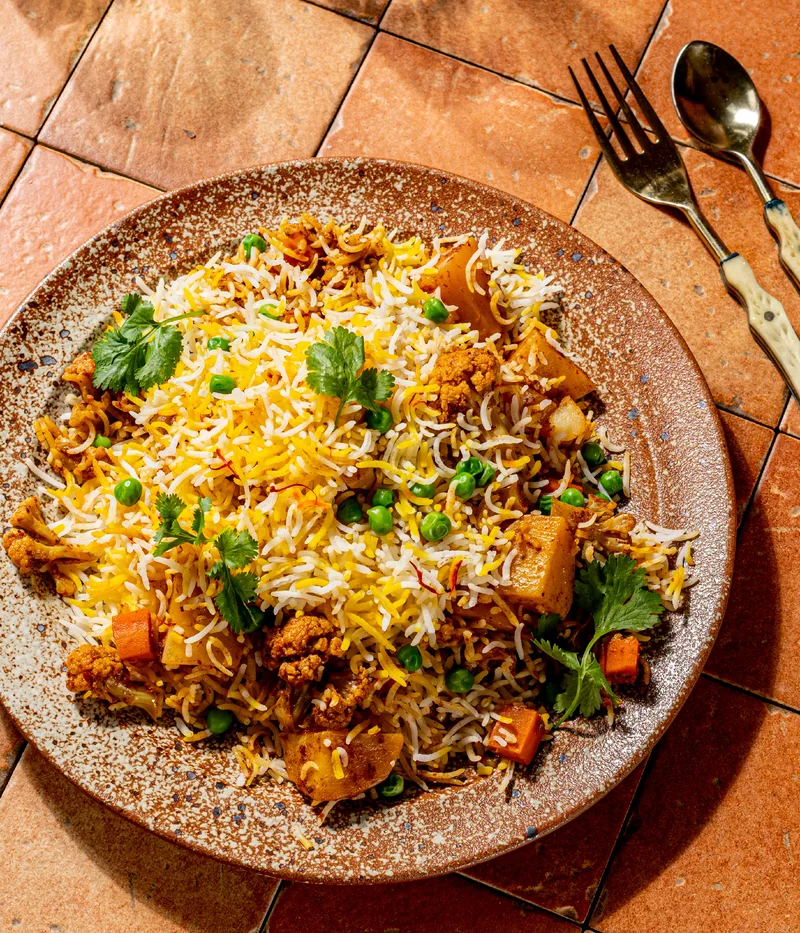 Kashmiri Vegetable Biryani