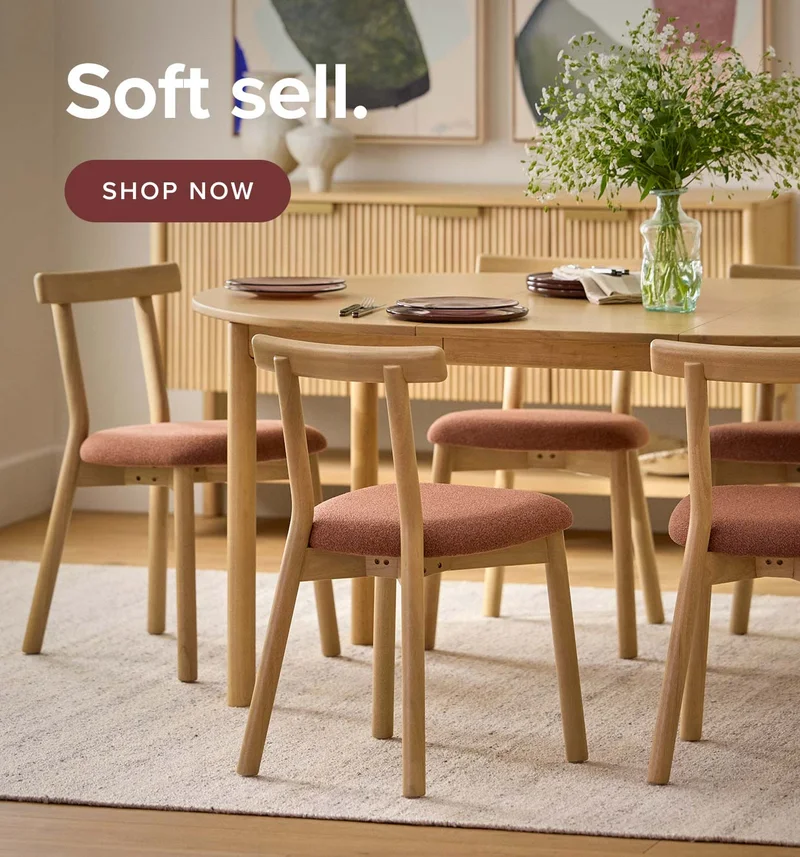 Soft sell. Shop now.