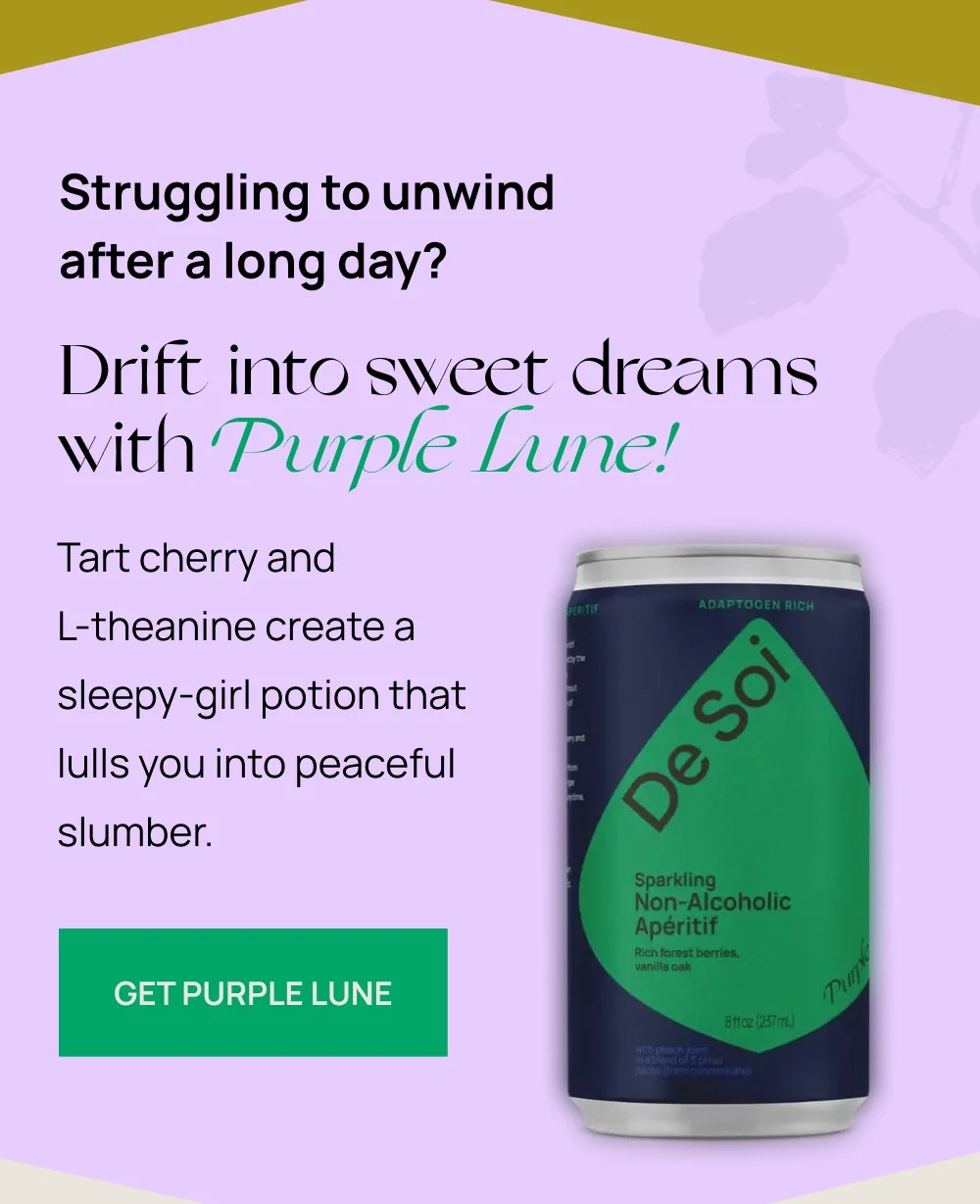 Drift into sweet dreams with Purple Lune!