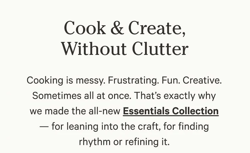 Cook & Create, Without Clutter