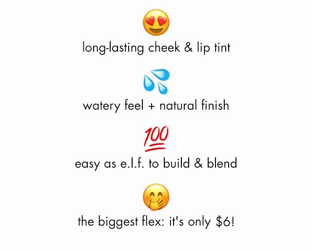 Long-lasting cheek & lip tint