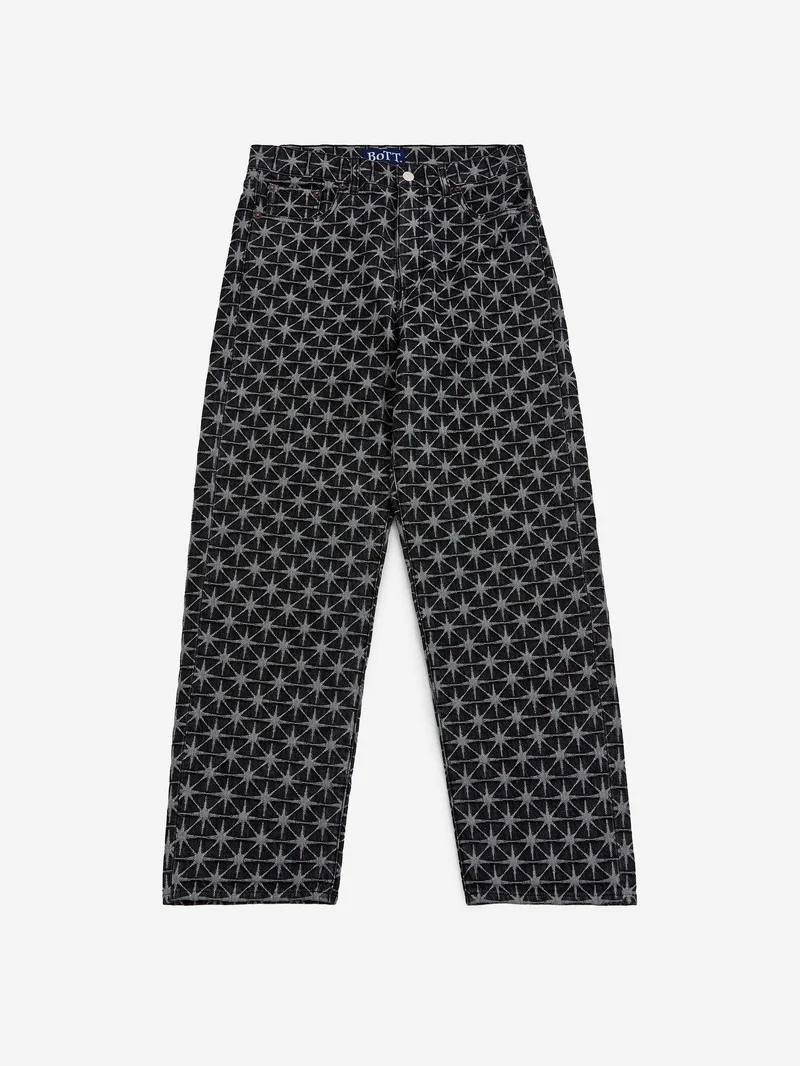 Image of BoTT Sparkle Monogram Jean - Washed Black