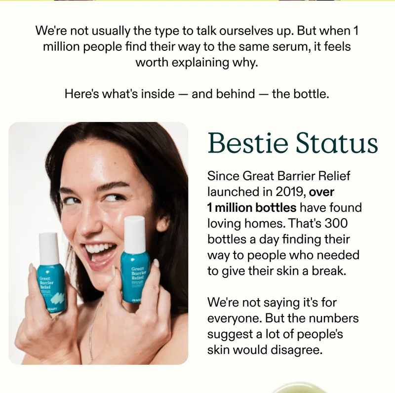 since Great Berrier Relief launched in 2019, over 1 million bottles have found loving homes