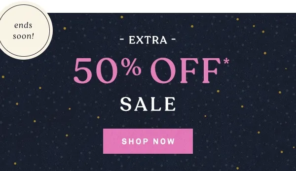 Extra 50% off sale