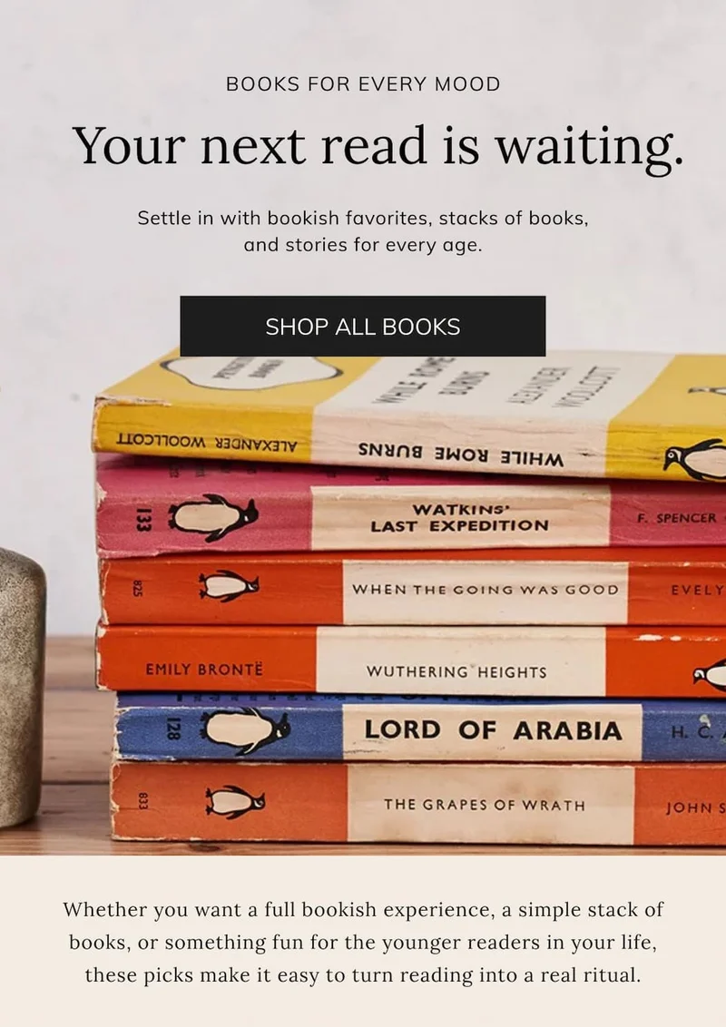 Shop all books & literature