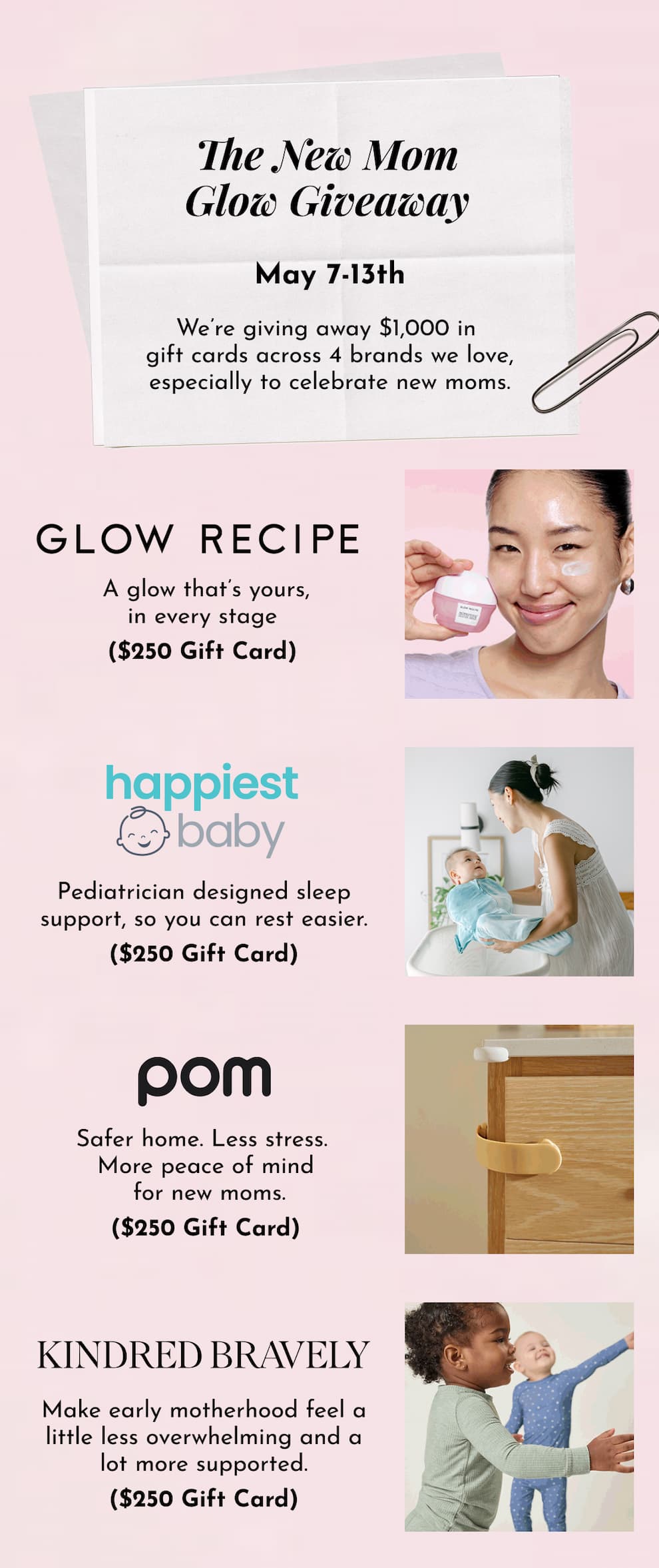 The New Mom Glow Giveaway