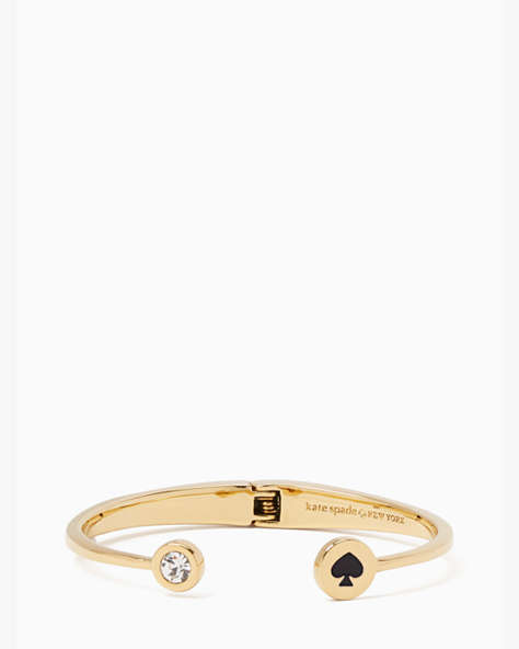 Spot The Spade Open Hinge Bangle