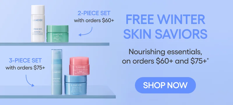 FREE WINTER SKIN SAVIORS WITH ORDERS $60+ AND $75+