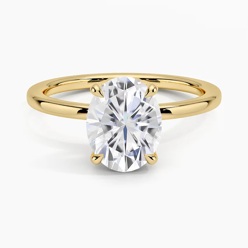 Moissanite Lumiere Lab Diamond Ring