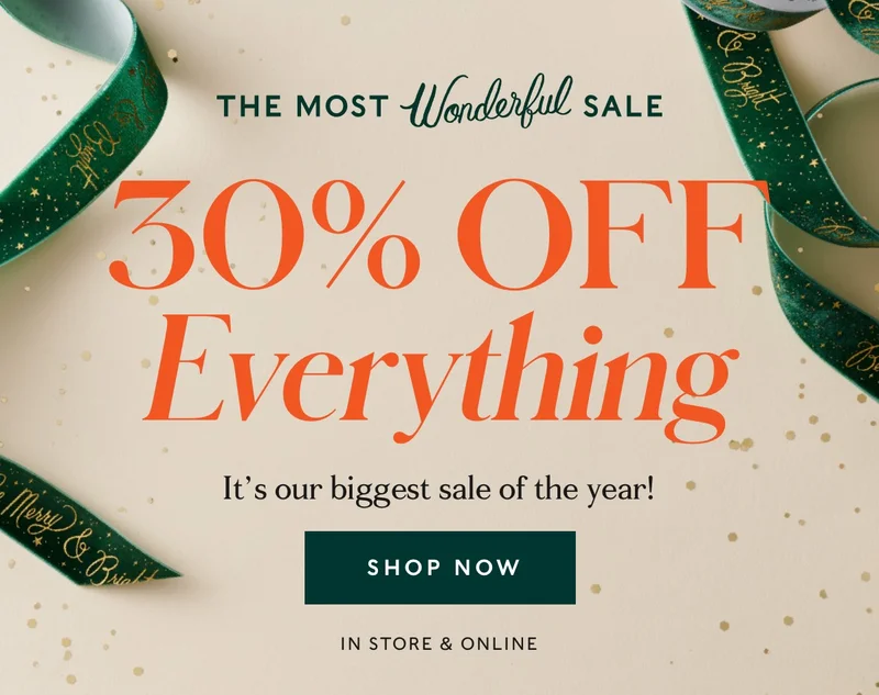 30% Off Everything