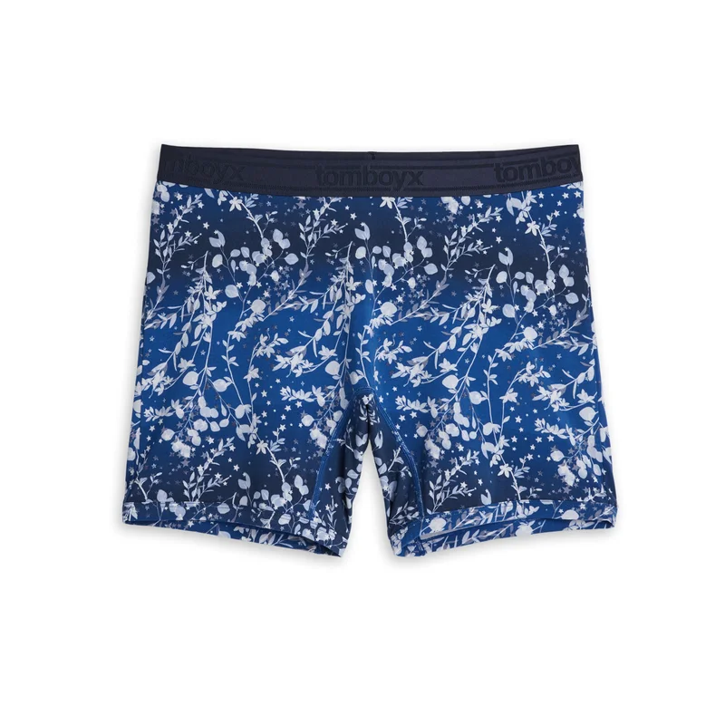 Image of 6" No Fly Boxer Briefs - TENCEL™  Modal Garden Gazing
