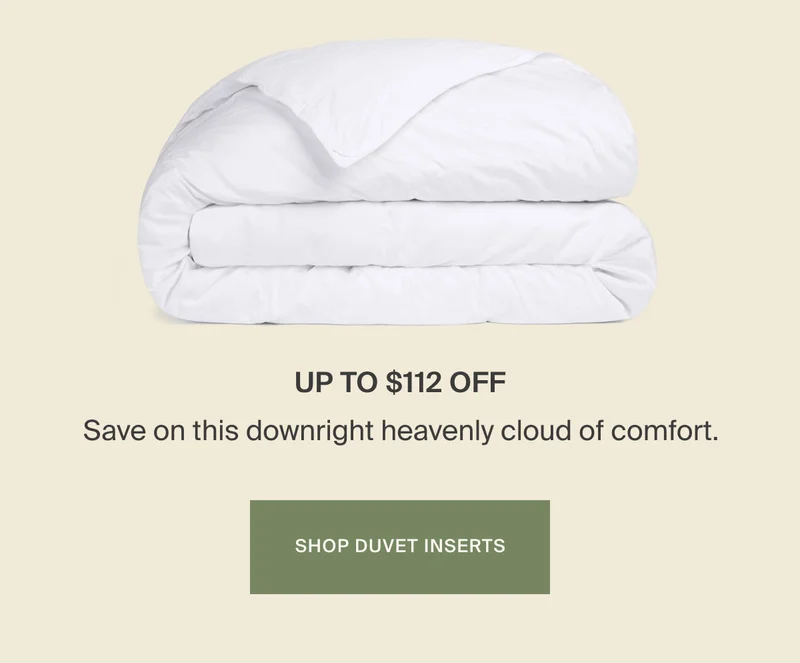 Save Big on Duvet Inserts