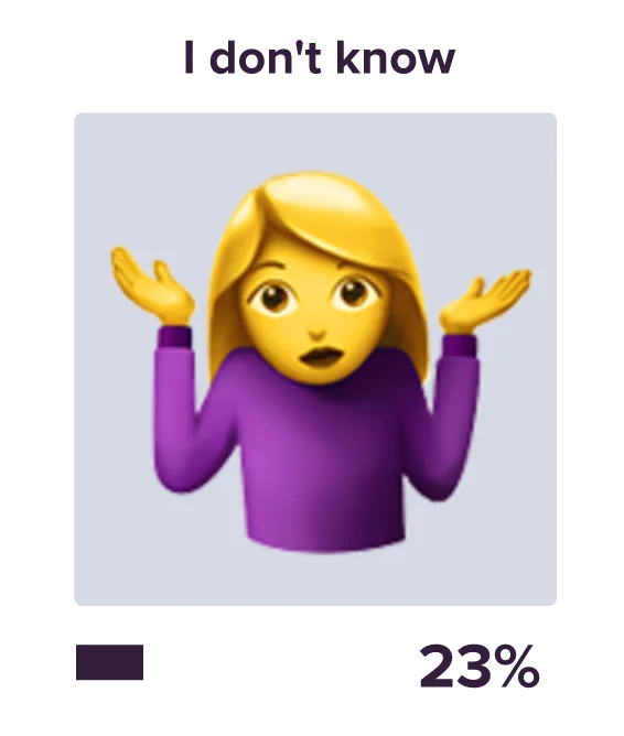 I don't know