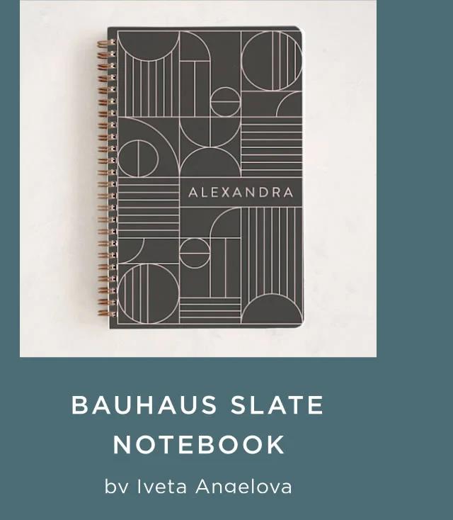 Bauhaus Slate Notebook