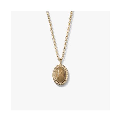 Diamond Petoskey Petite Necklace
