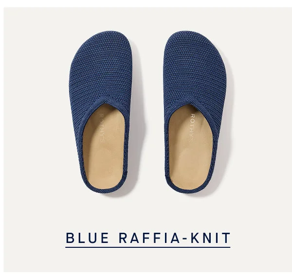 BLUE RAFFIA-KNIT