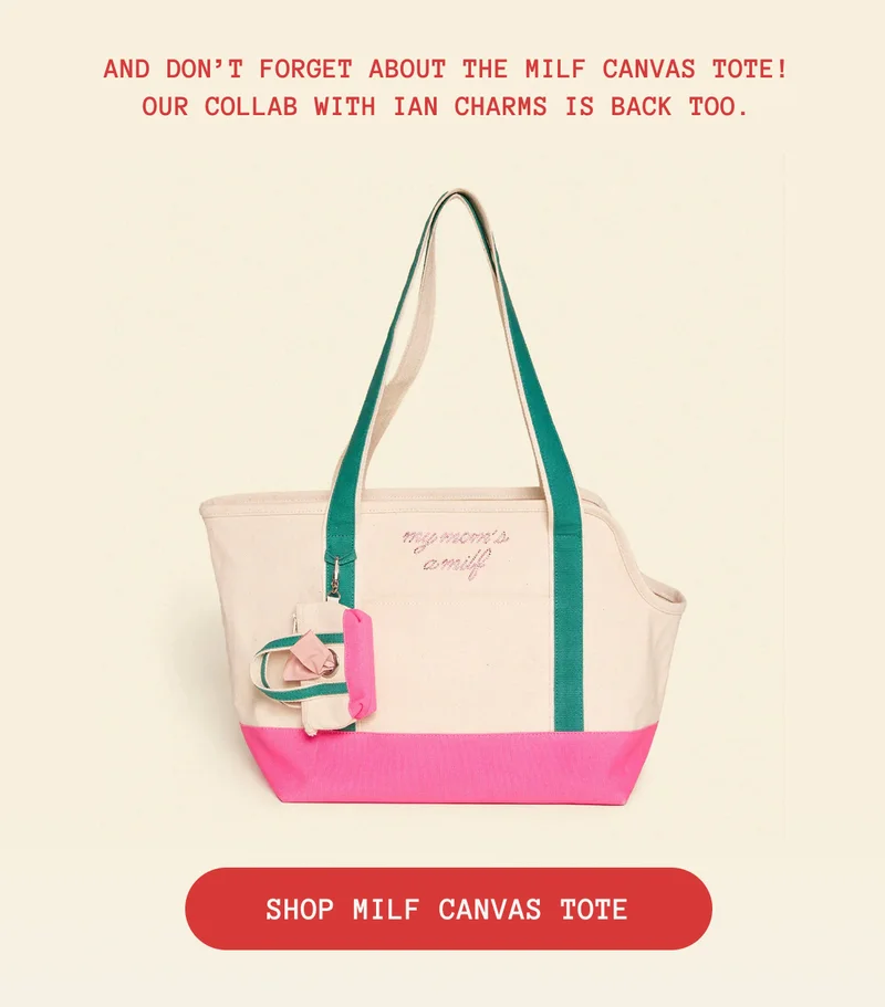 Shop MILF Canvas Tote