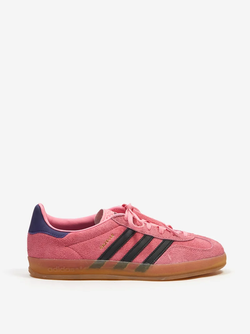 Image of Adidas Gazelle Indoor - Bliss Pink/Core Black/Collegiate Purple