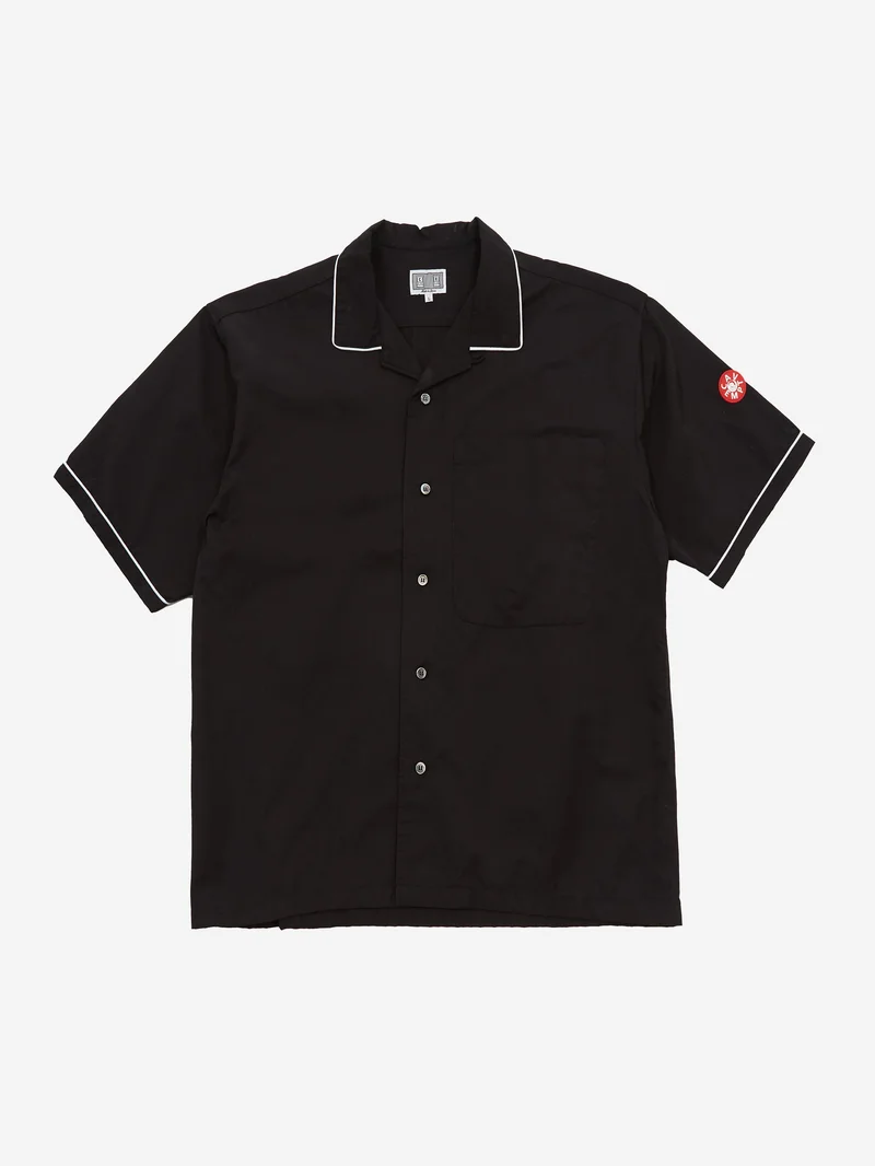 Image of C.E Cav Empt Piping LPOC Short Sleeve Shirt - Black