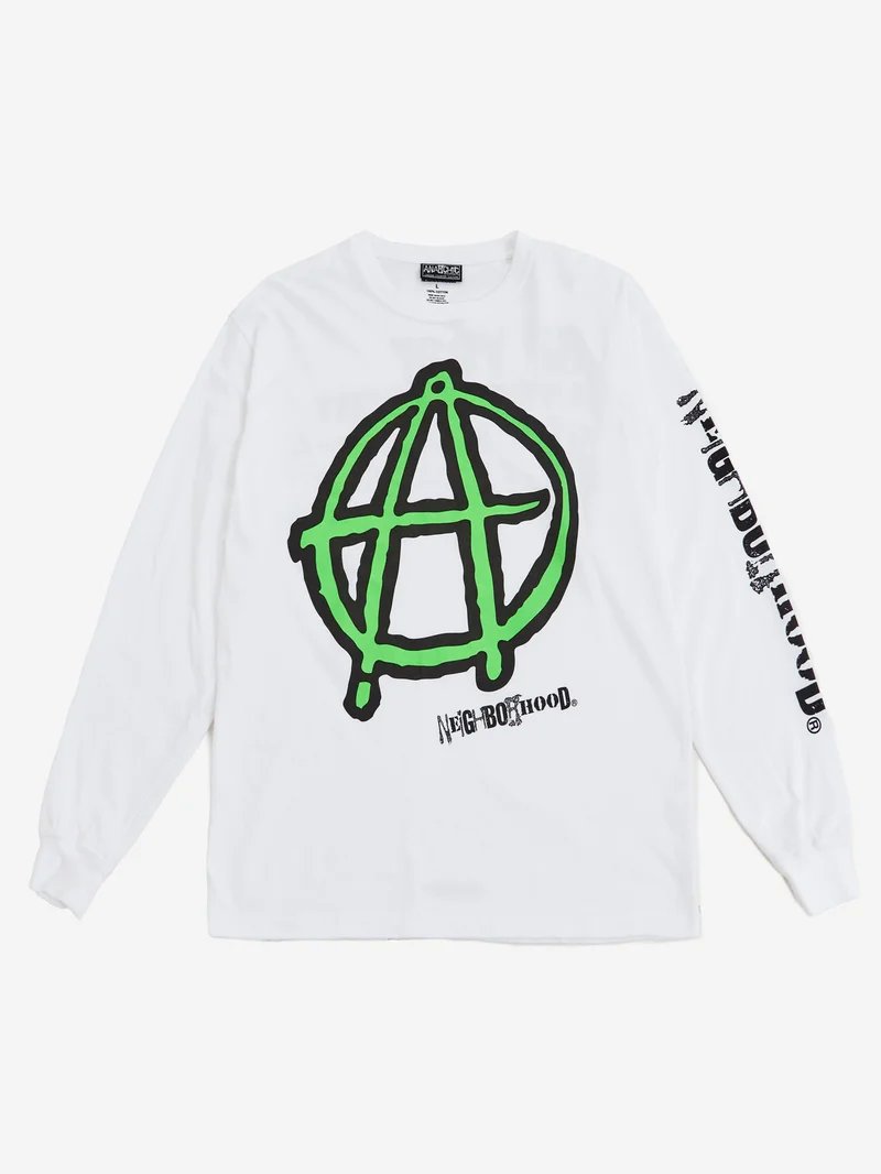 Image of Neighborhood x Anarchic Adjustment Tee Long Sleeve - White
